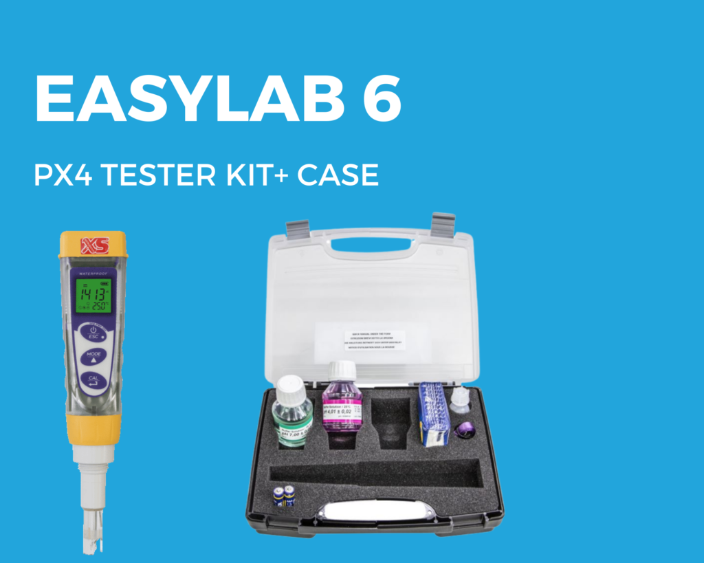 pH 4 Tester kit + koffer